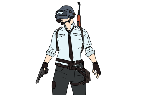 PUBG рисунки для срисовки