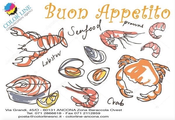 Креветка рисунок