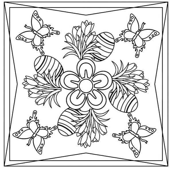 Орнаменты платков для рисования