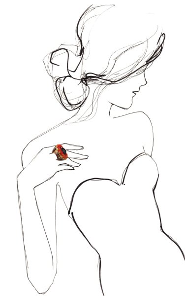 Набросок девушки