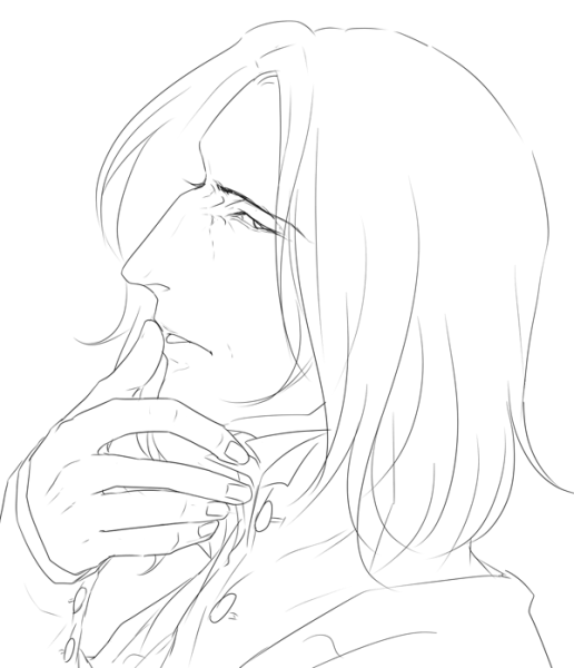 Северус Снейп арт для срисовки