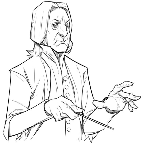 Северус Снейп скетчи