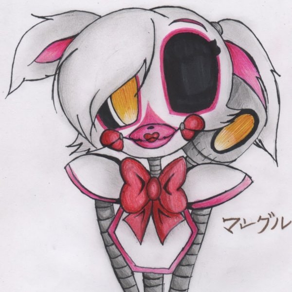 Срисовка мангал из ФНАФ