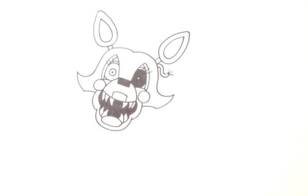 ФНАФ для срисовки карандашом лёгкие