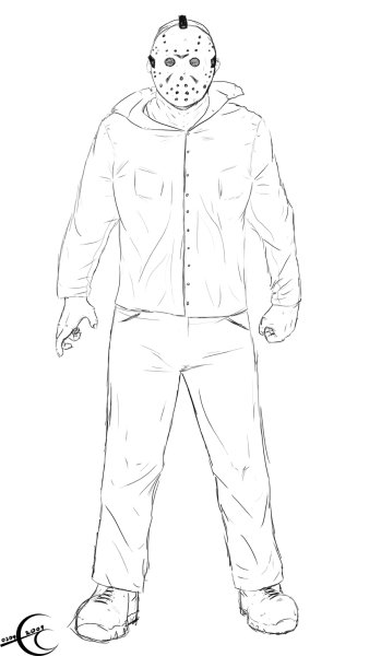 Раскраски Джейсон Вурхис против Фредди