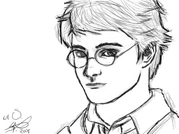 Гарри Поттер рисунки для срисовки