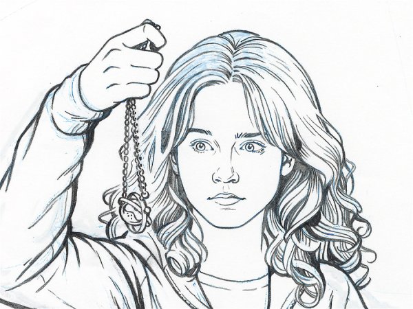 Раскраска Гермиона Грейнджер