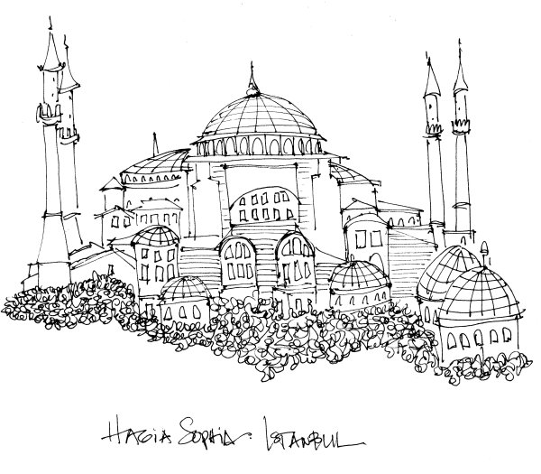 Пляж рисунок легкий