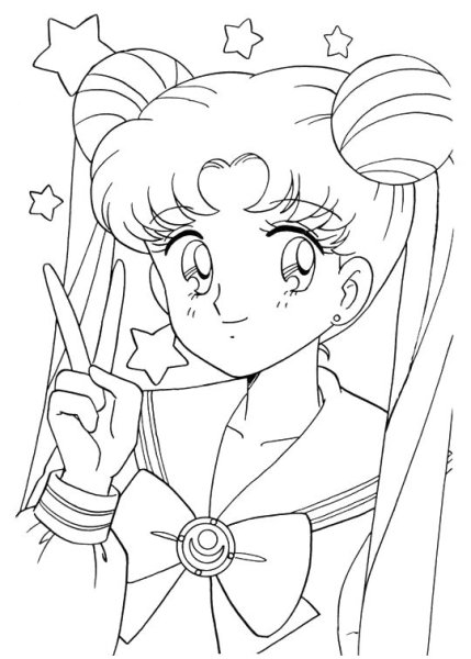 Как нарисовать Сейлор Мун