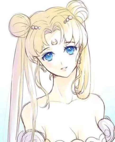 Сейлор Мун каррандашом