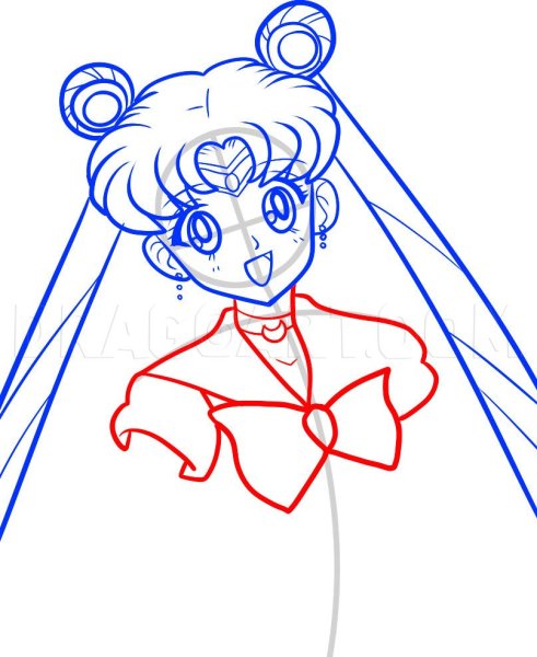 Контур Сейлор Мун аниме