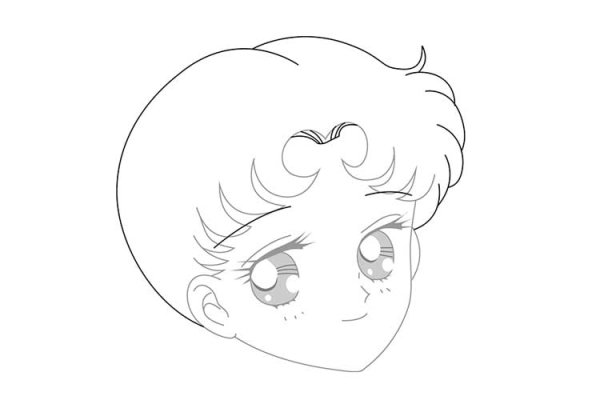 Сейлормун Кристалл срисовать