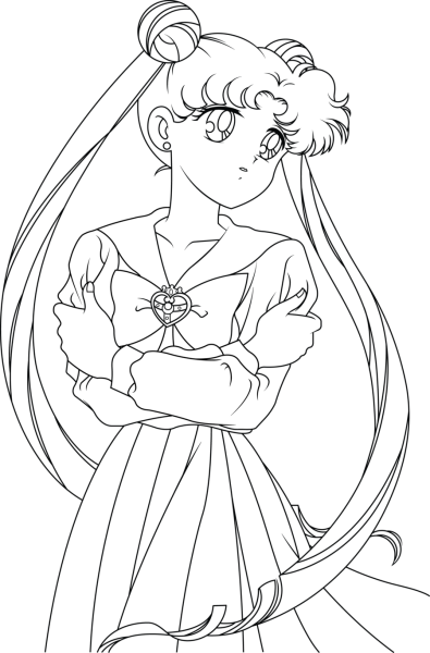 Раскраски сейлормун Сейлор Юпитер