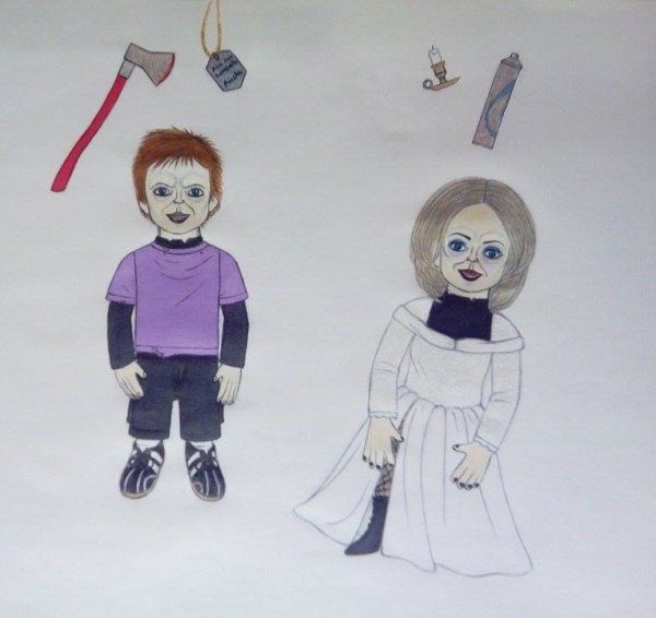 Кукла Анабель и кукла Чаки