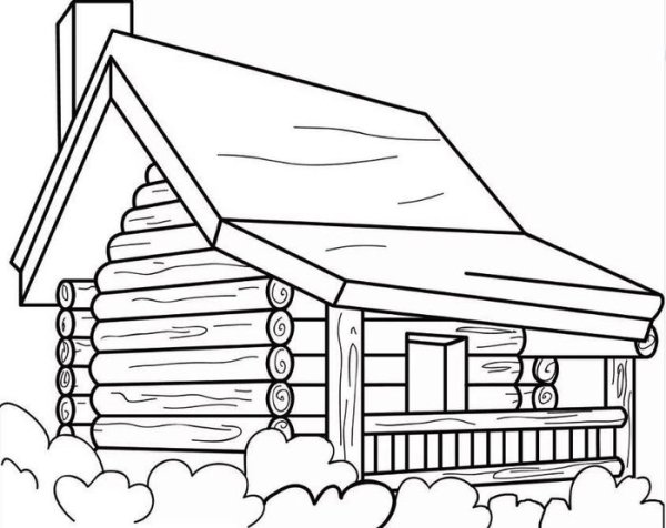 Изба карандашом