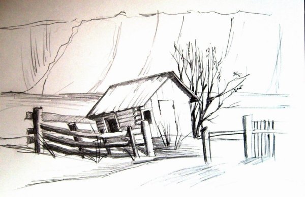 Заборчик для избушки