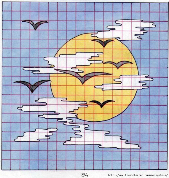 Рисунки для гобелена схемы