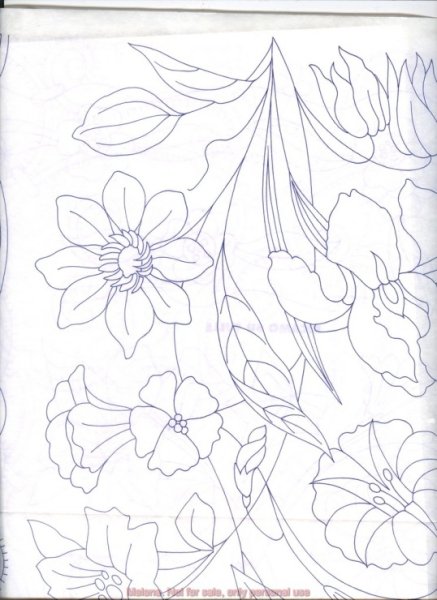 Эскиз гобелена карандашом