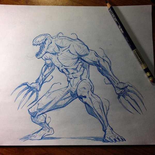 Скетчинг Веном