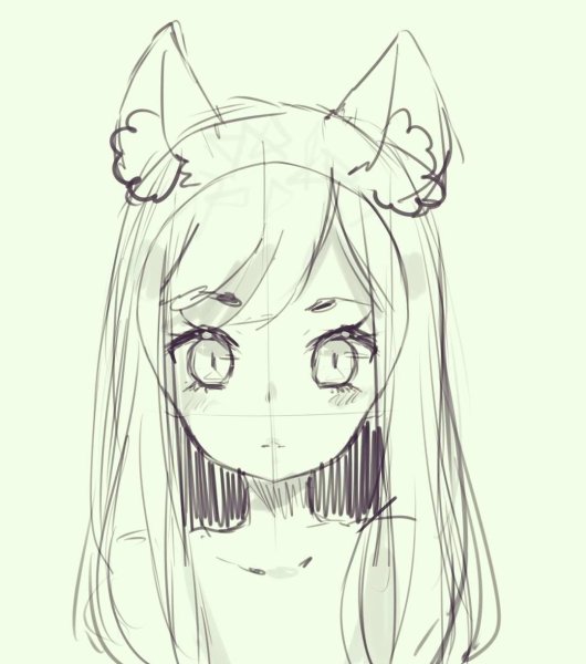 Аниме для срисовки карандашом