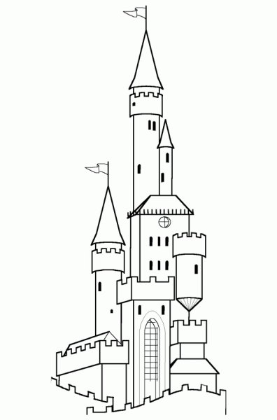 Замок для срисовки