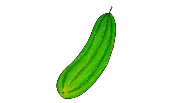 Огурец мультяшный