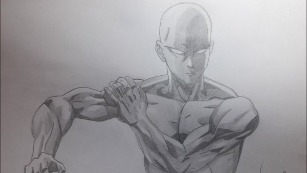 Сайтама для срисовки