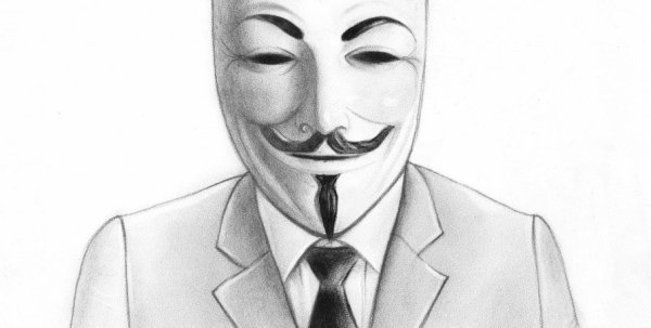 Раскраска анонимус