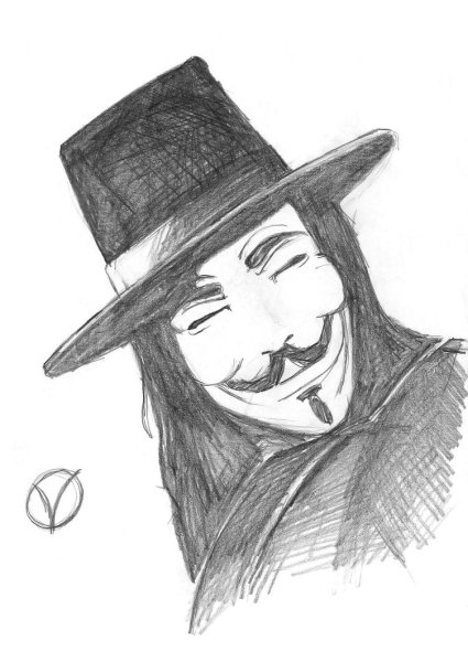 Маска карандашом