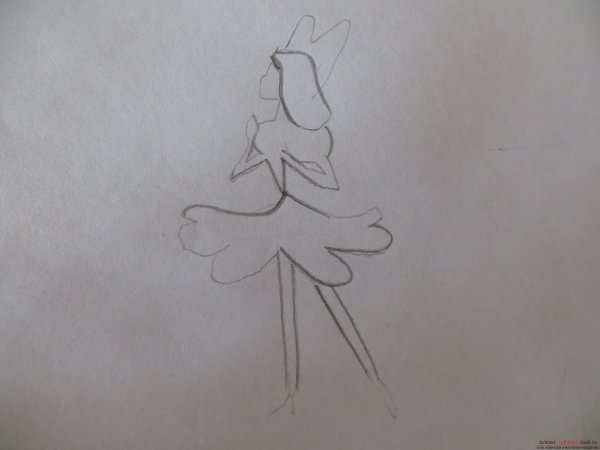 Рисование Дюймовочка