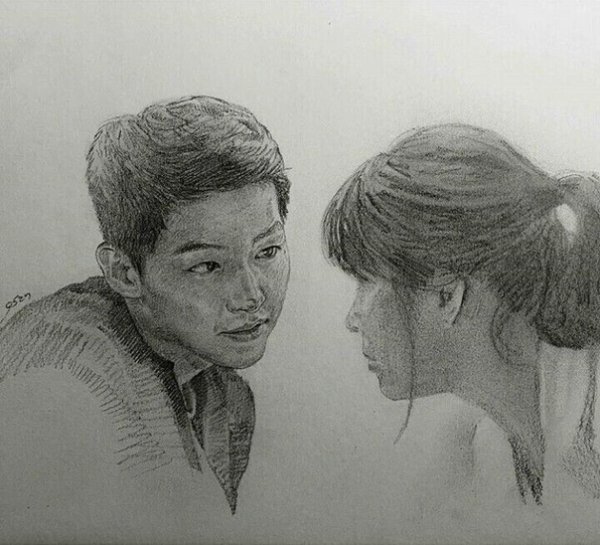 Потомки солнца дорама рисунки