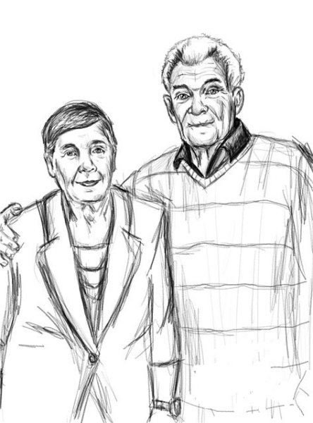 Рисунок ко Дню пожилого человека