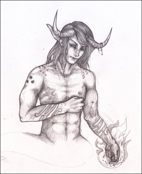 Люцифер Морнингстар скетч