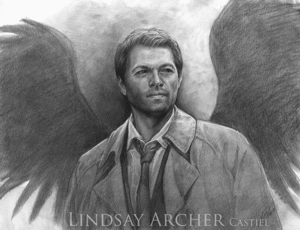 Люцифер для срисовки из сериала