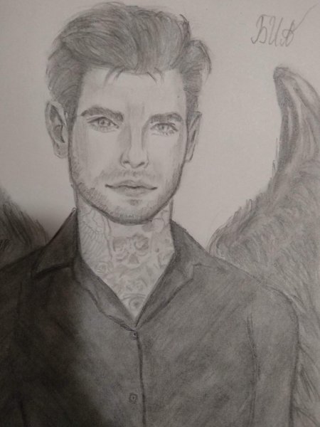 Люцифер Морнингстар для срисовки