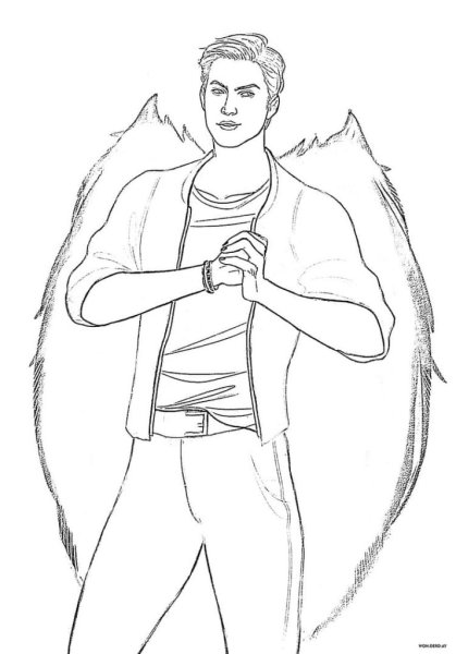 Раскраска Люцифер