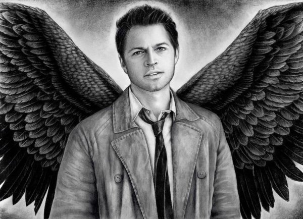 Люцифер рисунок карандашом