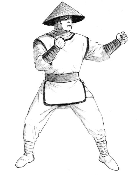 Самурайский доспех сбоку