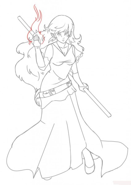 Волшебник раскраска