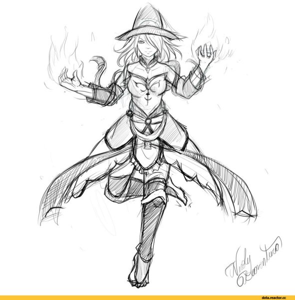 Маг рисунок