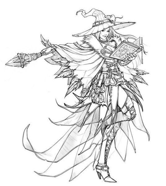 Раскраска магия