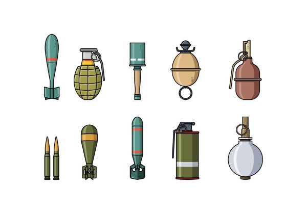 Граната нарисовать