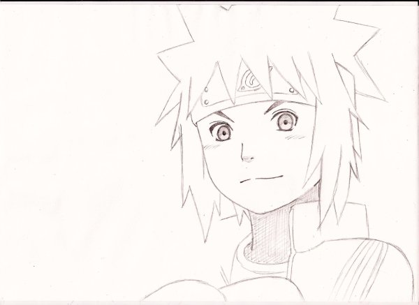 Минато для срисовки легко