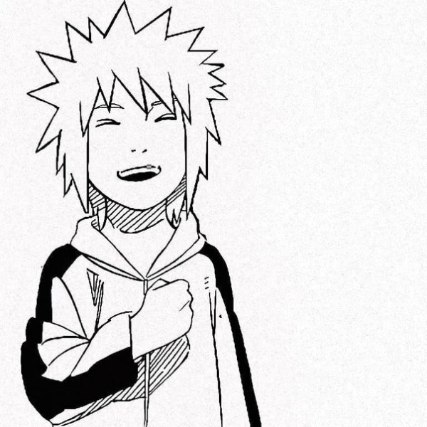 Минато рисунок лицо