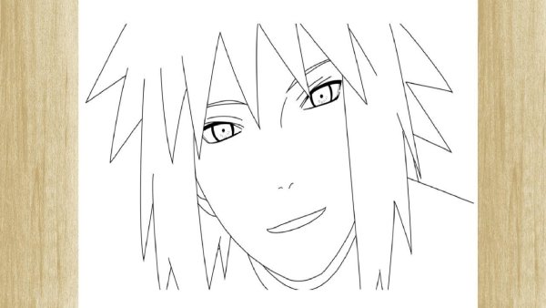 Минато Намикадзе карандашом