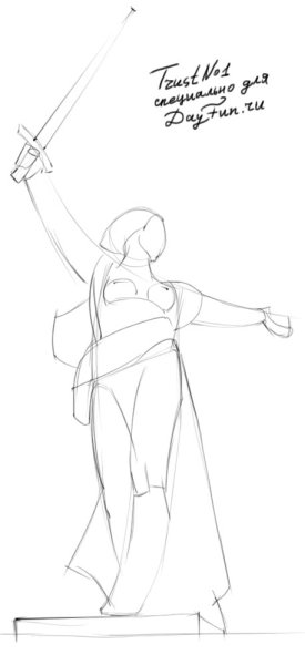 Антиной гипсовая голова построение