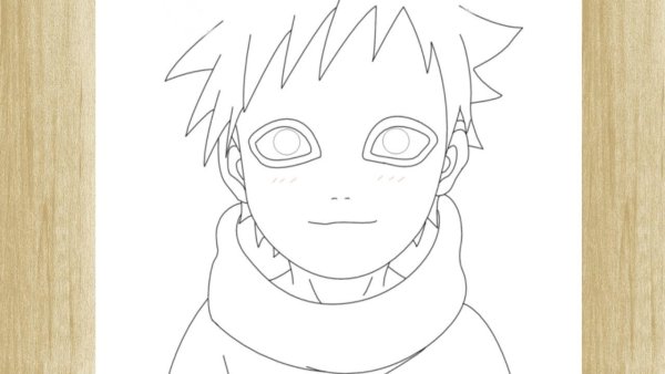 Гаара раскраска маленький