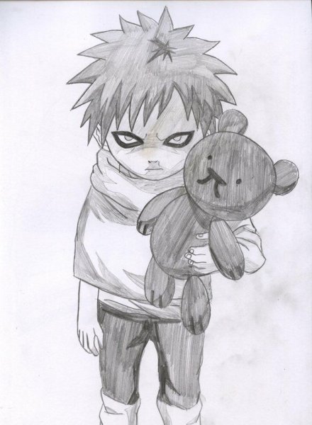 Гаара карандашом