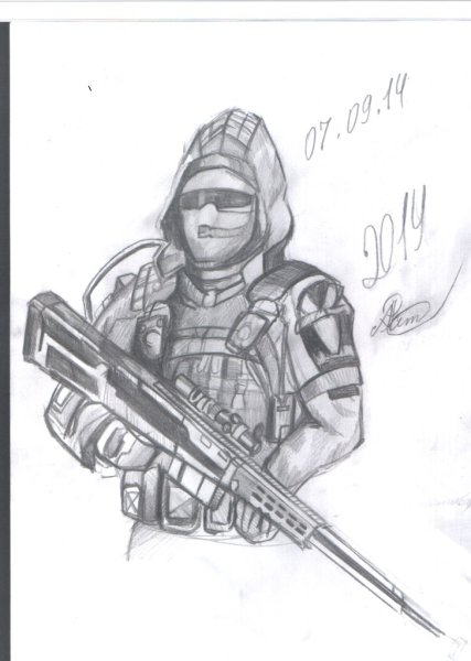 Рисунки варфейс