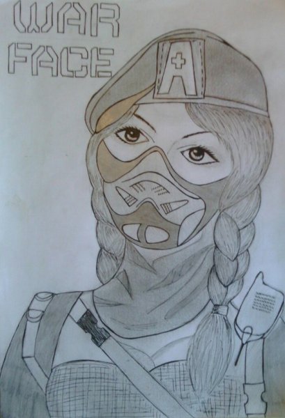 Варфейс для срисовки